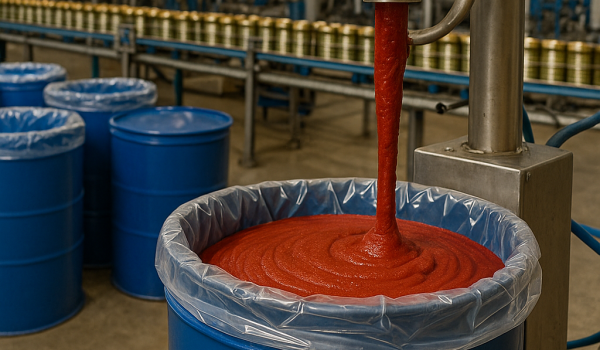 Aseptic Packaging for Tomato Paste Export