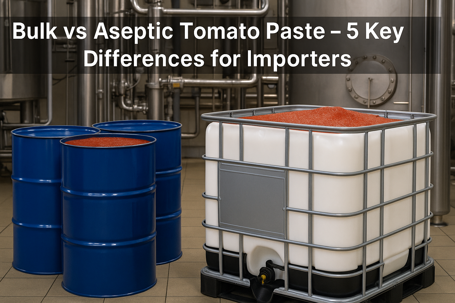 Bulk vs Aseptic Tomato Paste