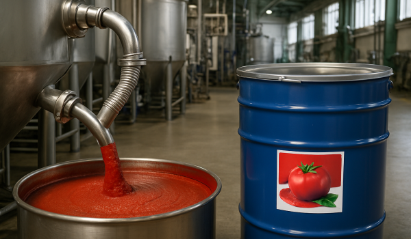 Aseptic Tomato Paste for Africa Market – Industrial Export Packaging