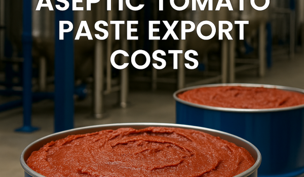 Aseptic tomato paste export costs reduction strategies illustrated in real production setting