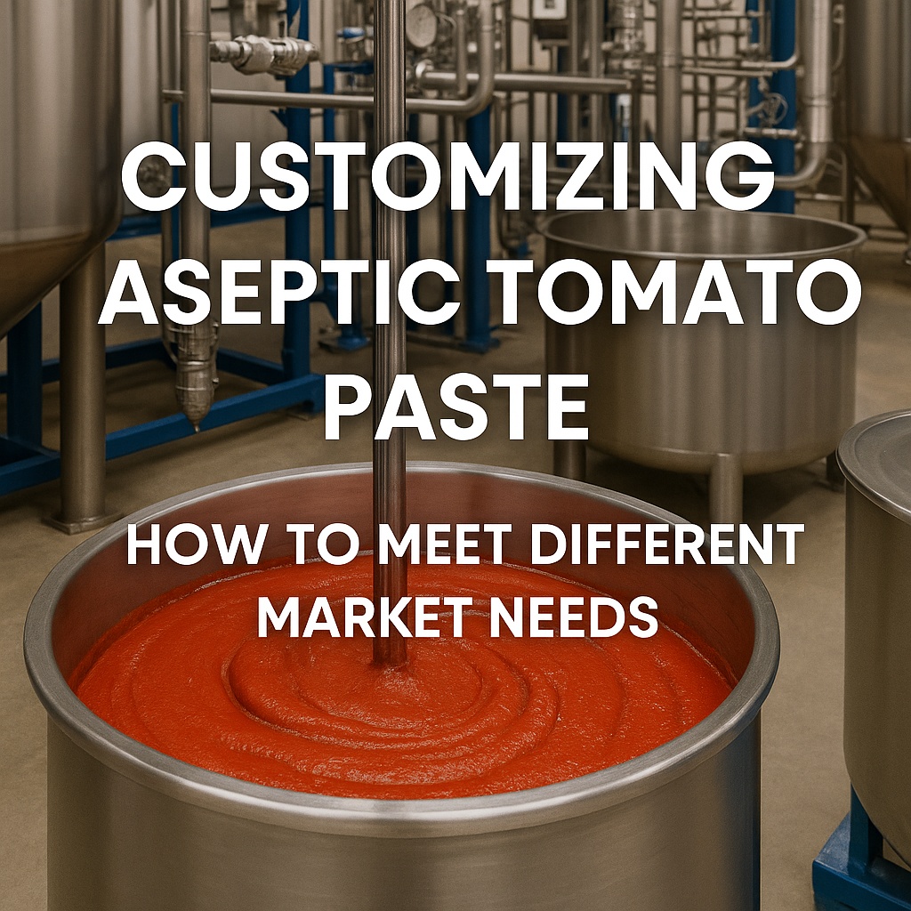 Customizing aseptic tomato paste in a modern Iranian factory for export