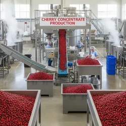 Tart Cherry Juice Concentrate production line in factory – premium quality
